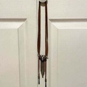 BOGO Shyanne Leather/Metal Pendent